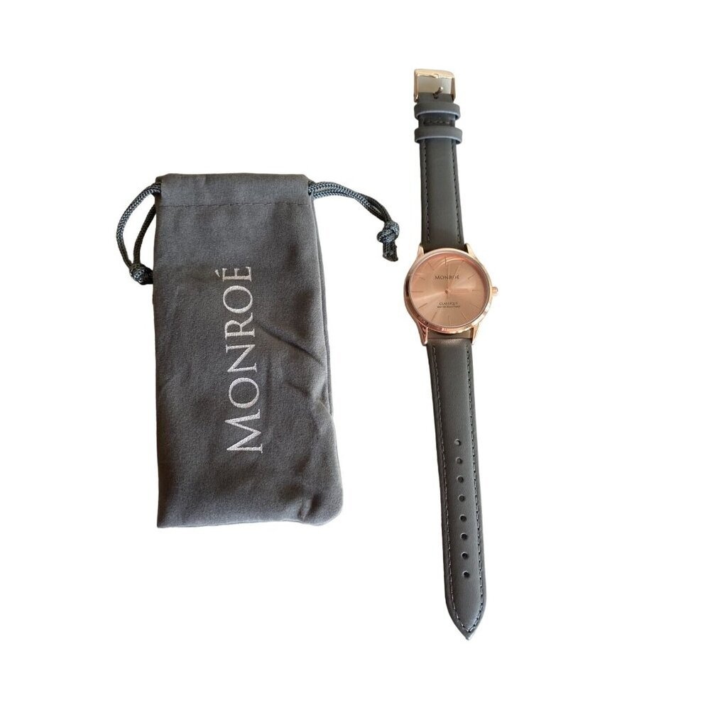 NEW‎ Monroe Watch Classique Watch in Sunburst Solerose